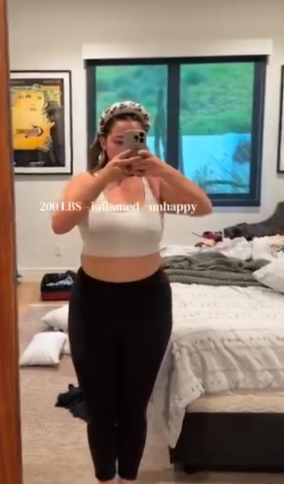 Cass before beginning her MediFit transformation journey
